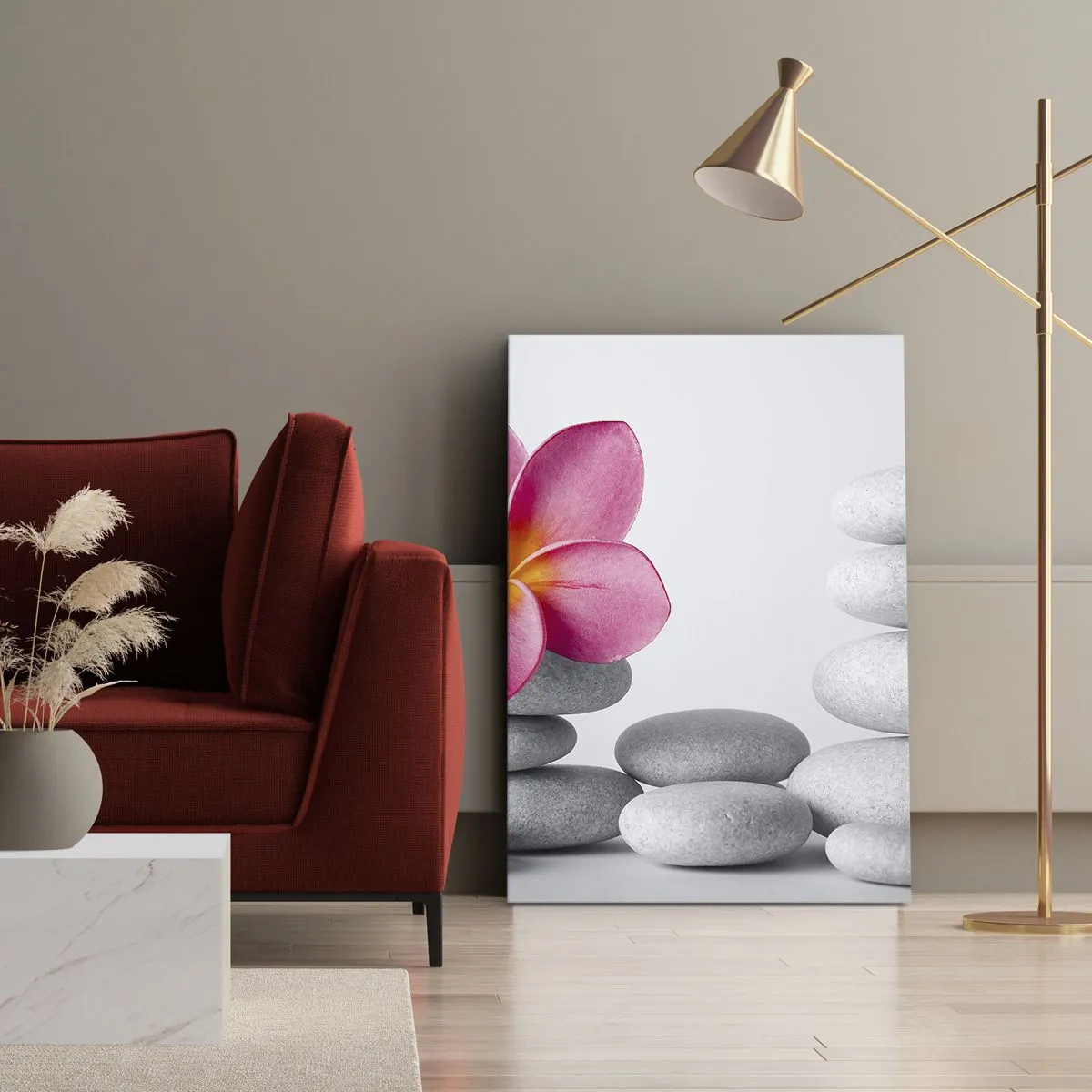 Obraz na plátně - Kámen na kameni, a na tom kameni… - 70x100 cm