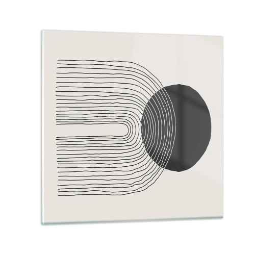 Obraz na skle - Chvění a jistota - 60x60 cm