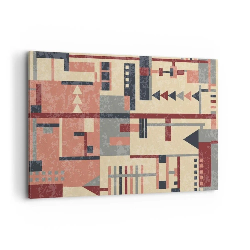 Obraz na plátně - Vodorovná a svislá kombinace - 100x70 cm
