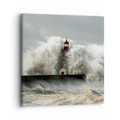 Obraz na plátně - Hněv oceánu - 40x40 cm
