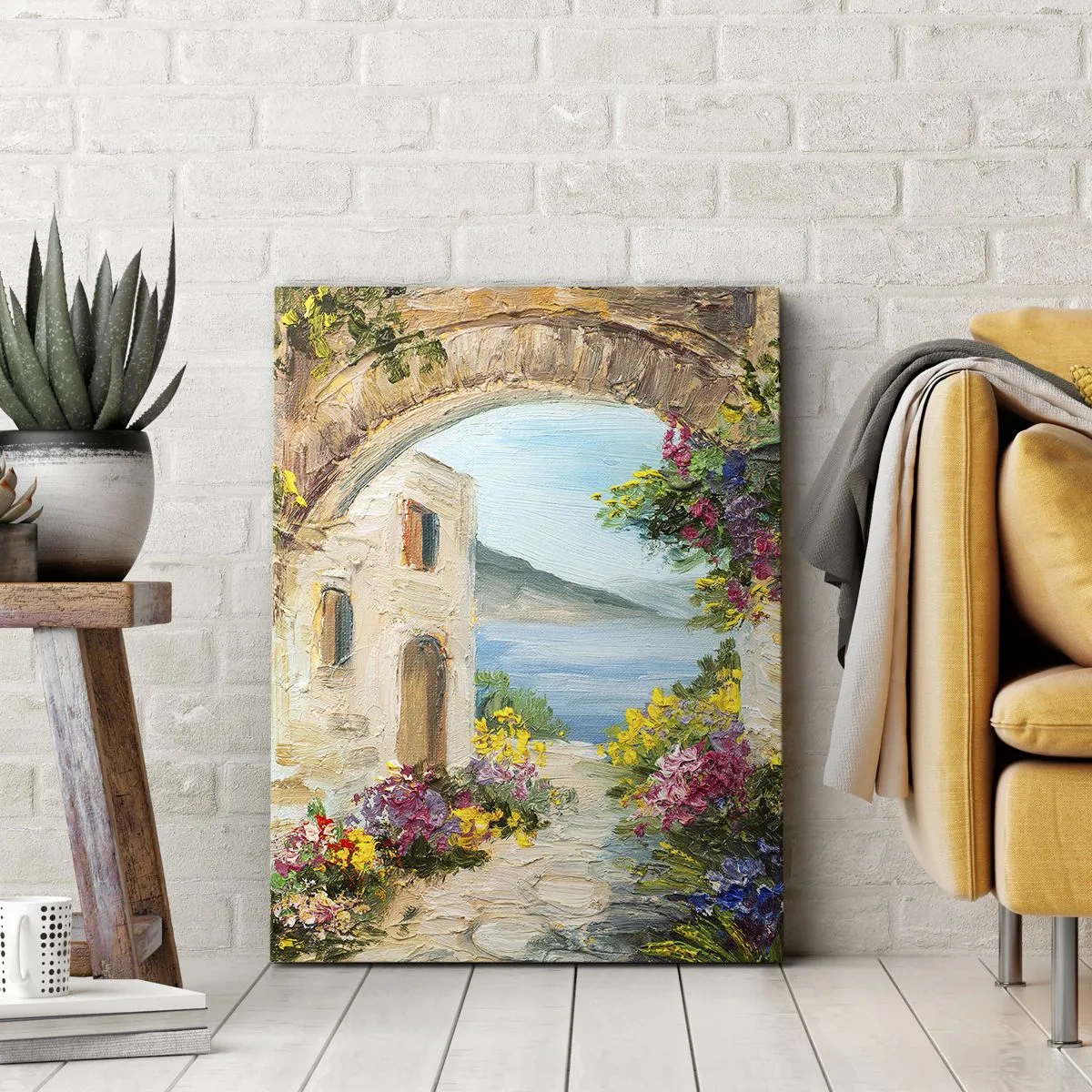 Obraz na plátně - Půvab pobřežní krajiny - 70x100 cm