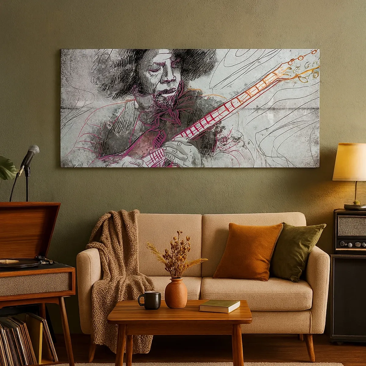 Obraz na plátně - Na vlnách hudby - 30x30 cm