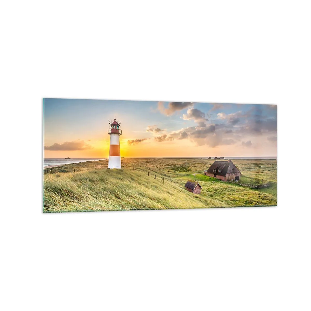 Obraz na skle - Mezi vlnami - 120x50 cm