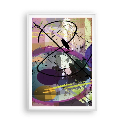 Plakát v bílém rámu - Lze přímo nebo kolem - 70x100 cm