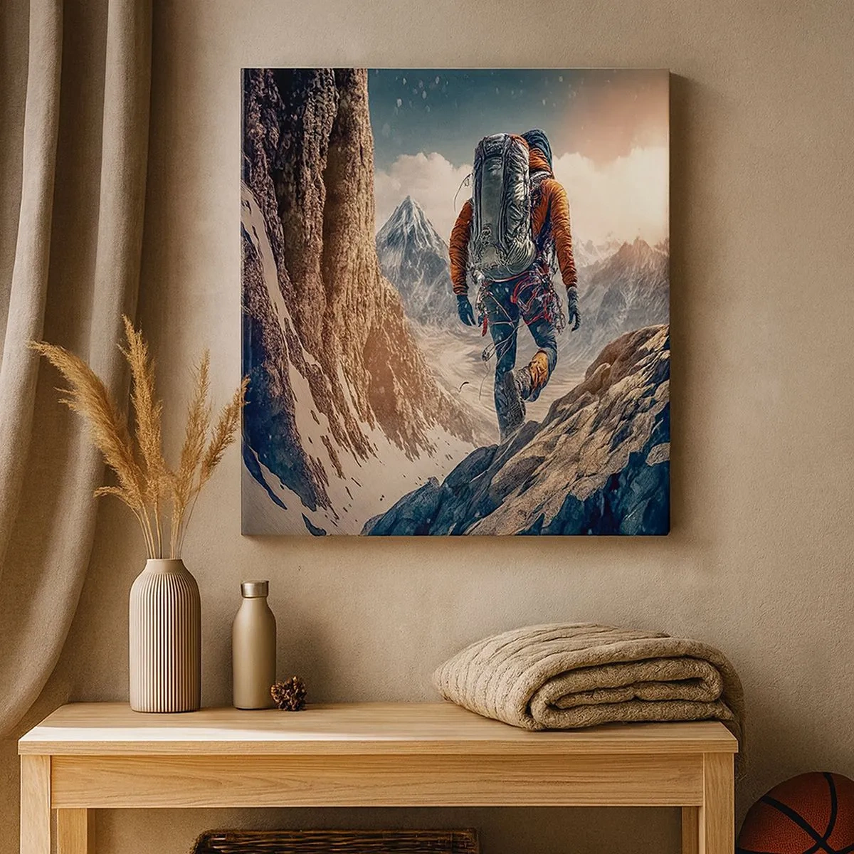 Obraz na plátně - Osamělý bojovník - 30x30 cm