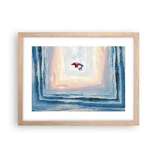 Plakát v rámu světlý dub - Do jiné dimenze - 40x30 cm