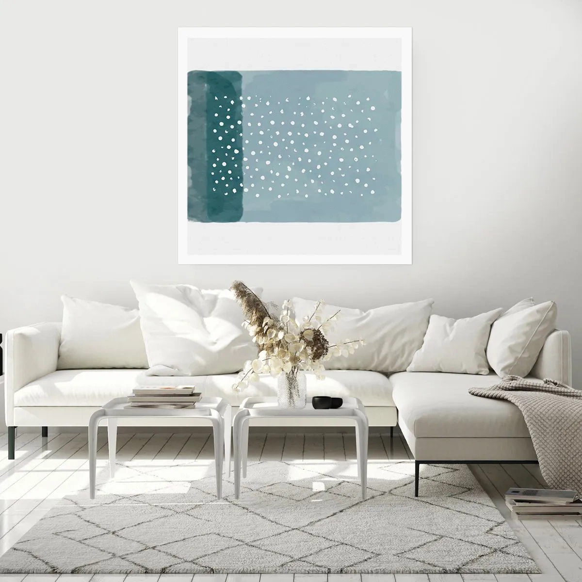 Plakát - Pěstováno na modři - 60x60 cm