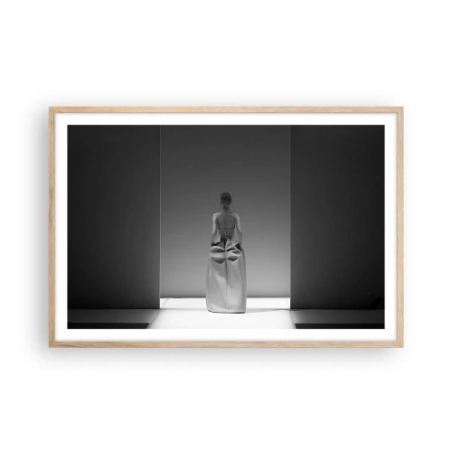 Plakát v rámu světlý dub - Rafinovaná jednoduchost - 91x61 cm