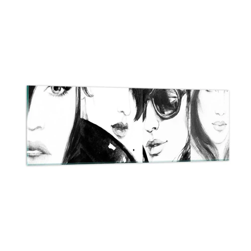 Obraz na skle - Znásobená krása - 90x30 cm