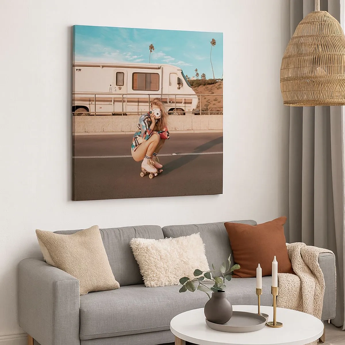 Obraz na plátně - Usmějte se! - 30x30 cm