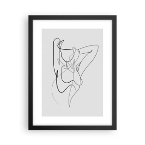 Plakát v černém rámu - Ty jsi záhada… - 30x40 cm