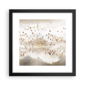 Plakát v černém rámu - Je čas… - 30x30 cm