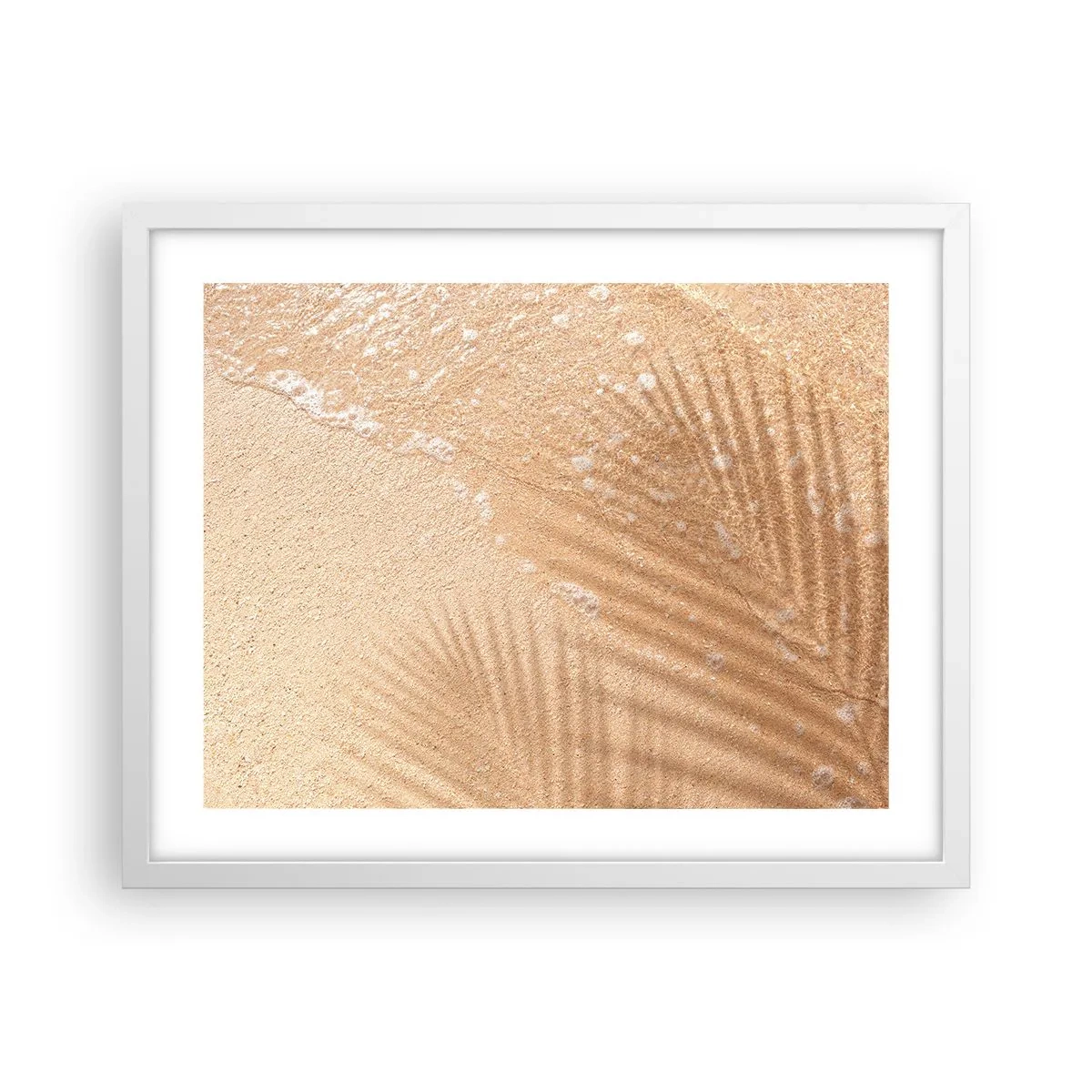 Plakát v bílém rámu - Stín horkého léta - 50x40 cm