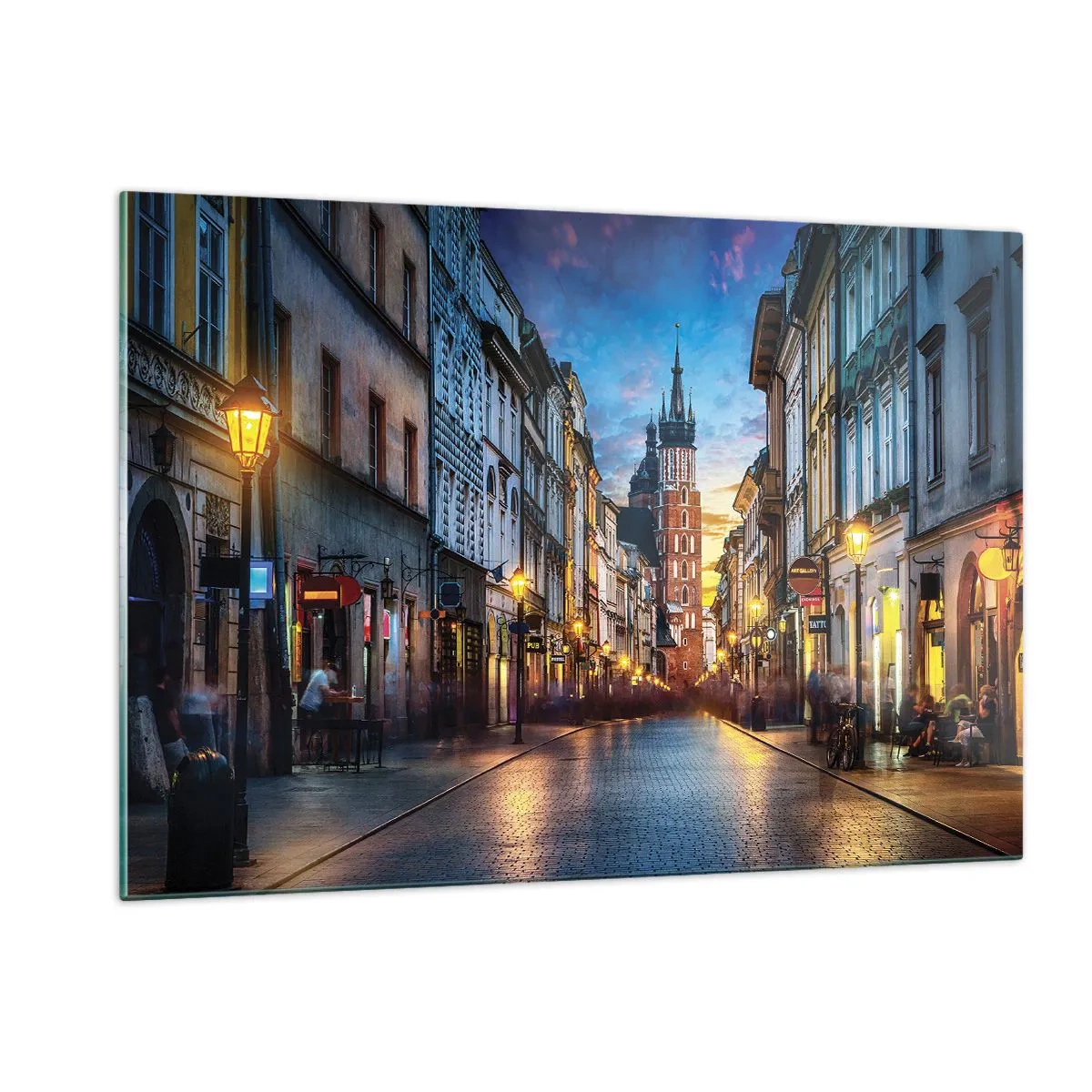Obraz na skle - Krakovský půvab - 120x80 cm