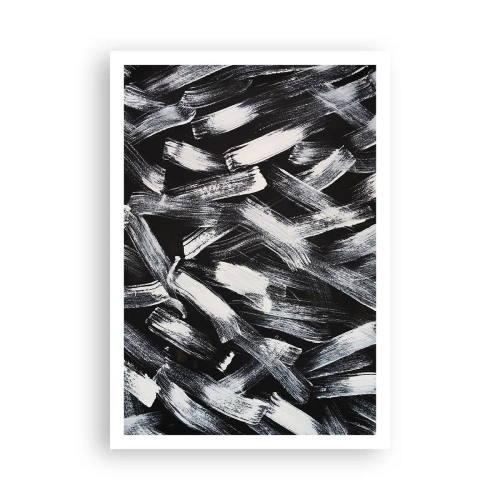 Plakát - Abstrakce v industriálním duchu - 70x100 cm