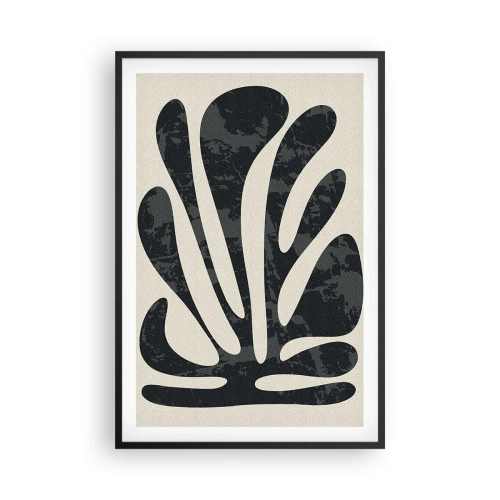 Plakát v černém rámu - Mnohoprstá abstrakce - 61x91 cm