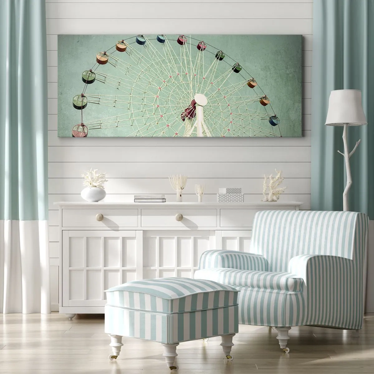 Obraz na plátně - Zveme vás k zábavě - 160x50 cm