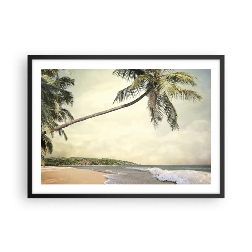 Plakát v černém rámu - Tropický sen - 70x50 cm