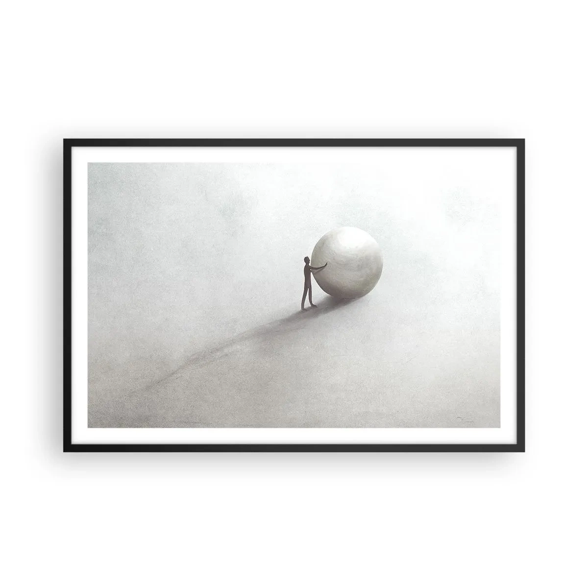 Plakát v černém rámu - Hra života - 91x61 cm