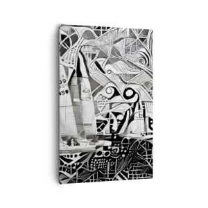 Obraz na plátně - Mezi vlnami - 80x120 cm