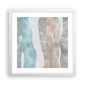 Plakát v bílém rámu - Studie blízkosti - 40x40 cm