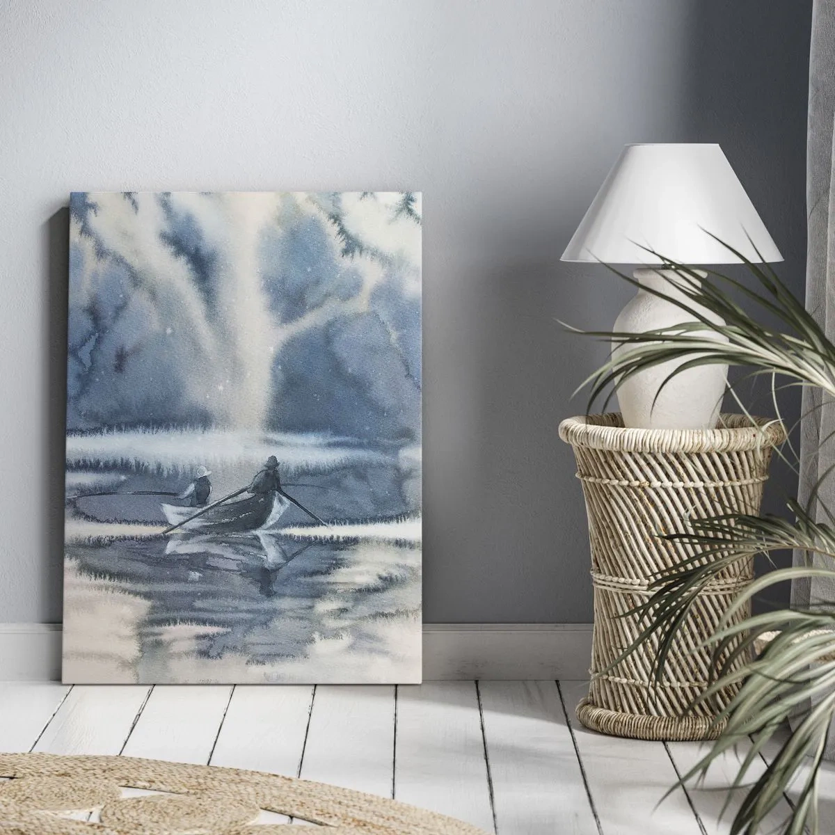 Obraz na plátně - Rybáři ve svém ráji - 80x120 cm