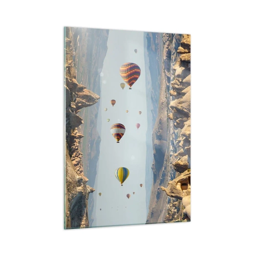Obraz na skle - Zde je možné vše - 50x70 cm