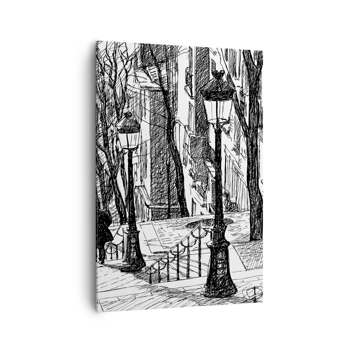Obraz na plátně - Milostný příběh nebo horor? - 70x100 cm