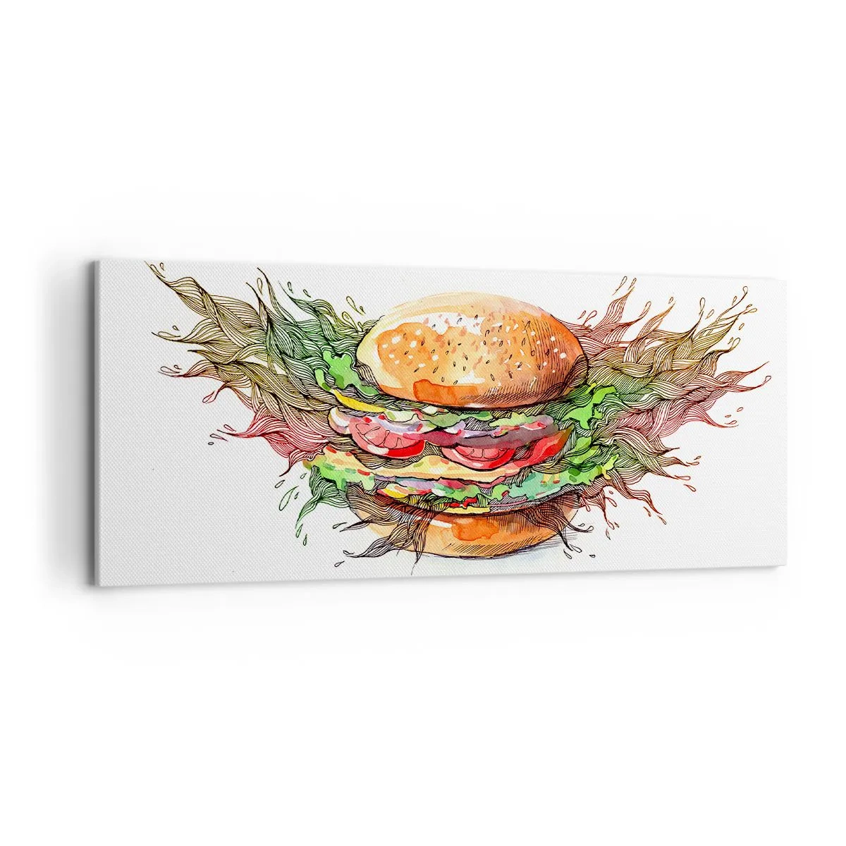 Obraz na plátně - Žhavé pokušení - 100x40 cm