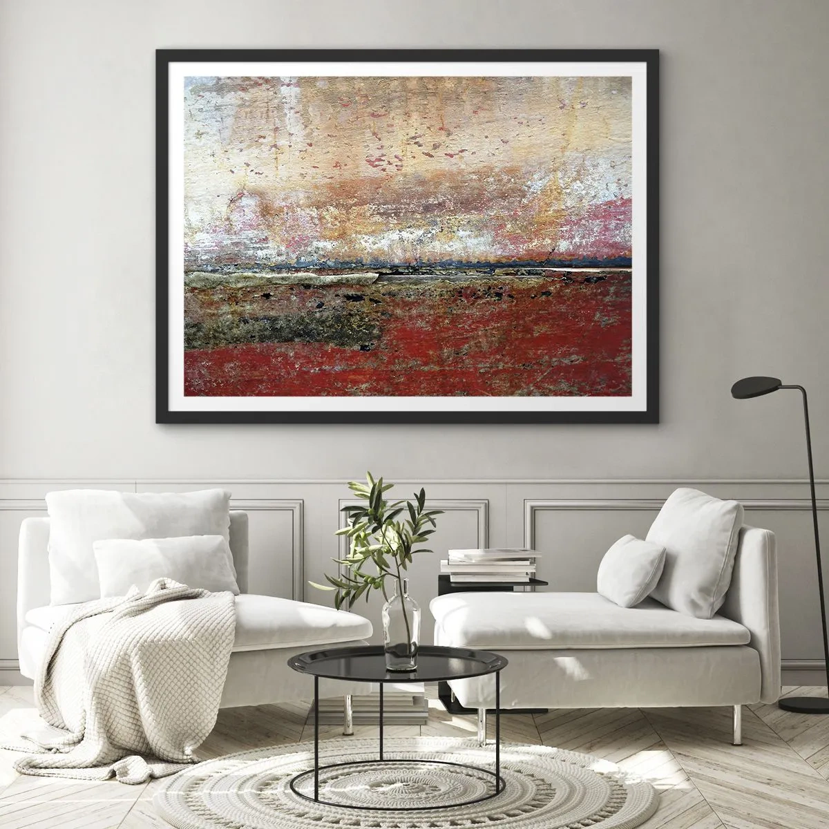 Plakát v černém rámu - Možná je to moře - 100x70 cm