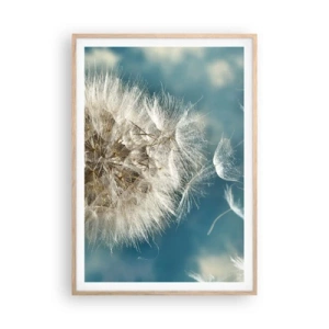 Plakát v rámu světlý dub - Dech anděla - 70x100 cm