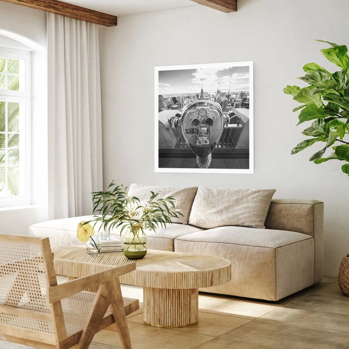 Plakát - Město nad městy - 50x50 cm