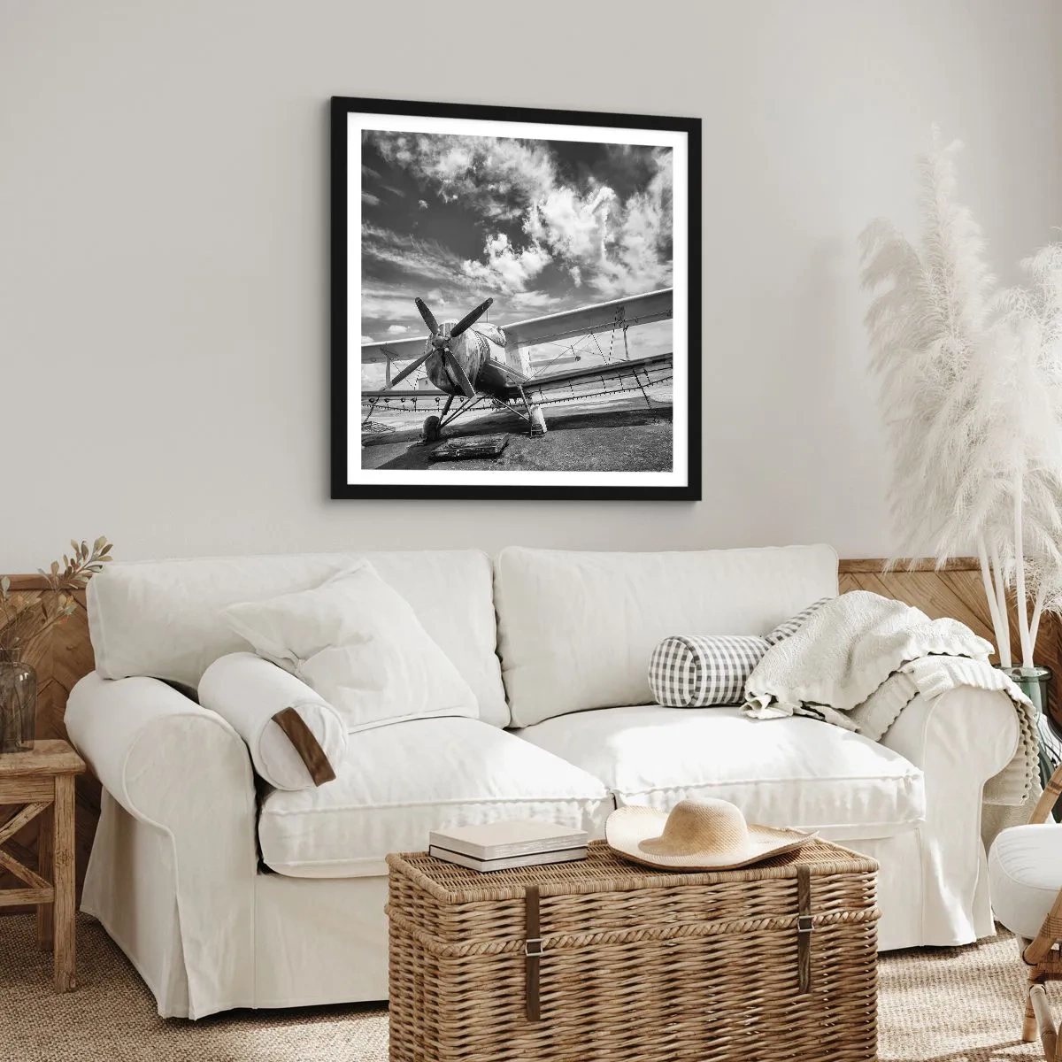 Plakát v černém rámu - Nemohu se toho dočkat! - 60x60 cm