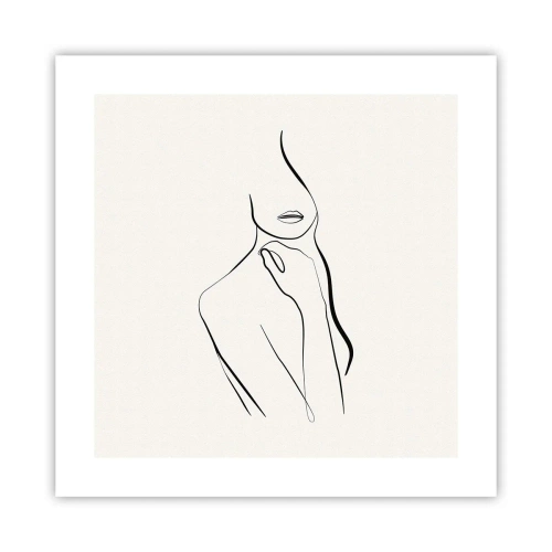 Plakát - Vlna melancholie - 40x40 cm