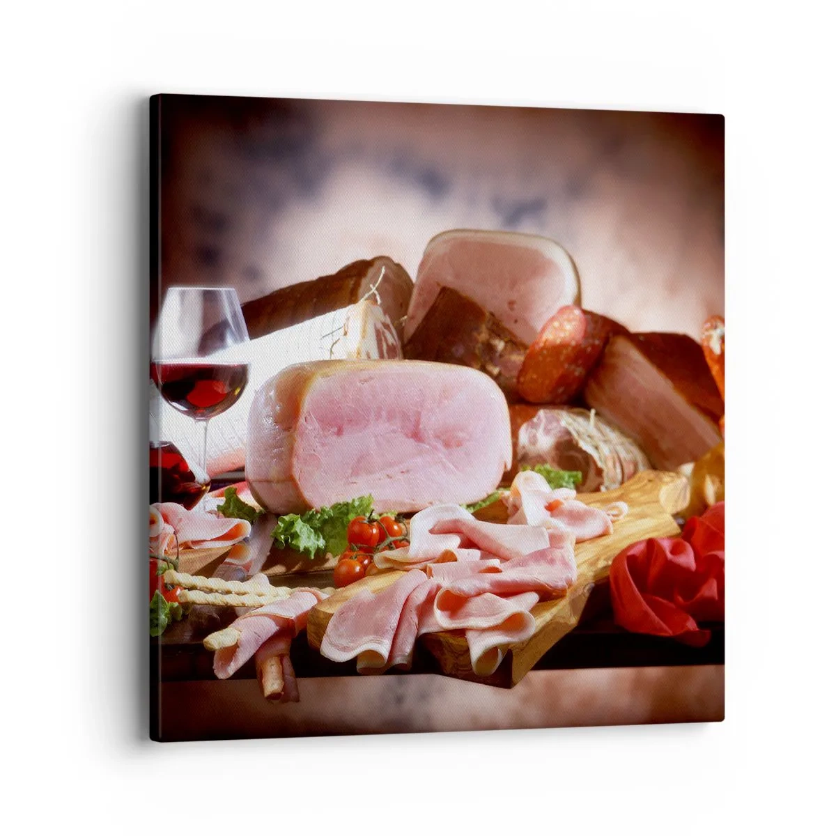 Obraz na plátně - Kulinární snění s karafou - 40x40 cm