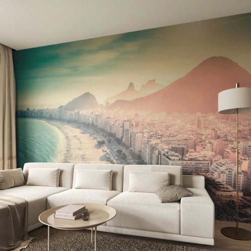 Fototapeta Standard Eco - Věčná dovolená v Riu - Pobřeží, Rio de Janeiro, Pláž - 350x256 cm