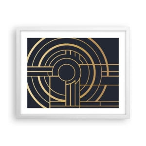 Plakát v bílém rámu - Obraty události - 50x40 cm