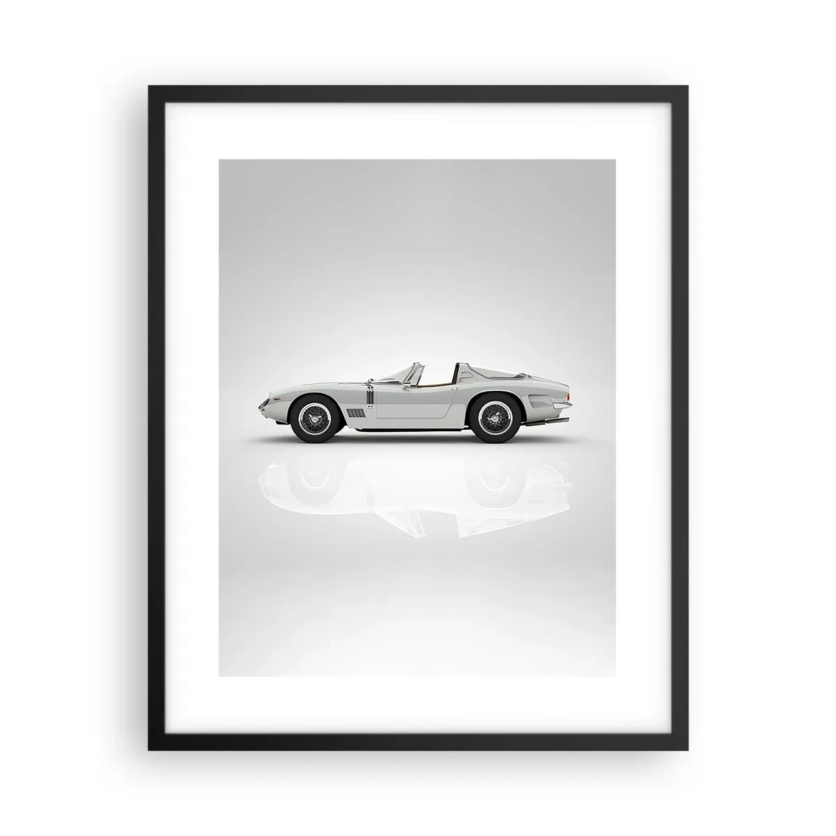 Plakát v černém rámu - Příslib zábavy - 40x50 cm