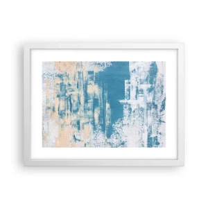 Plakát v bílém rámu - Přes rampouch - 40x30 cm