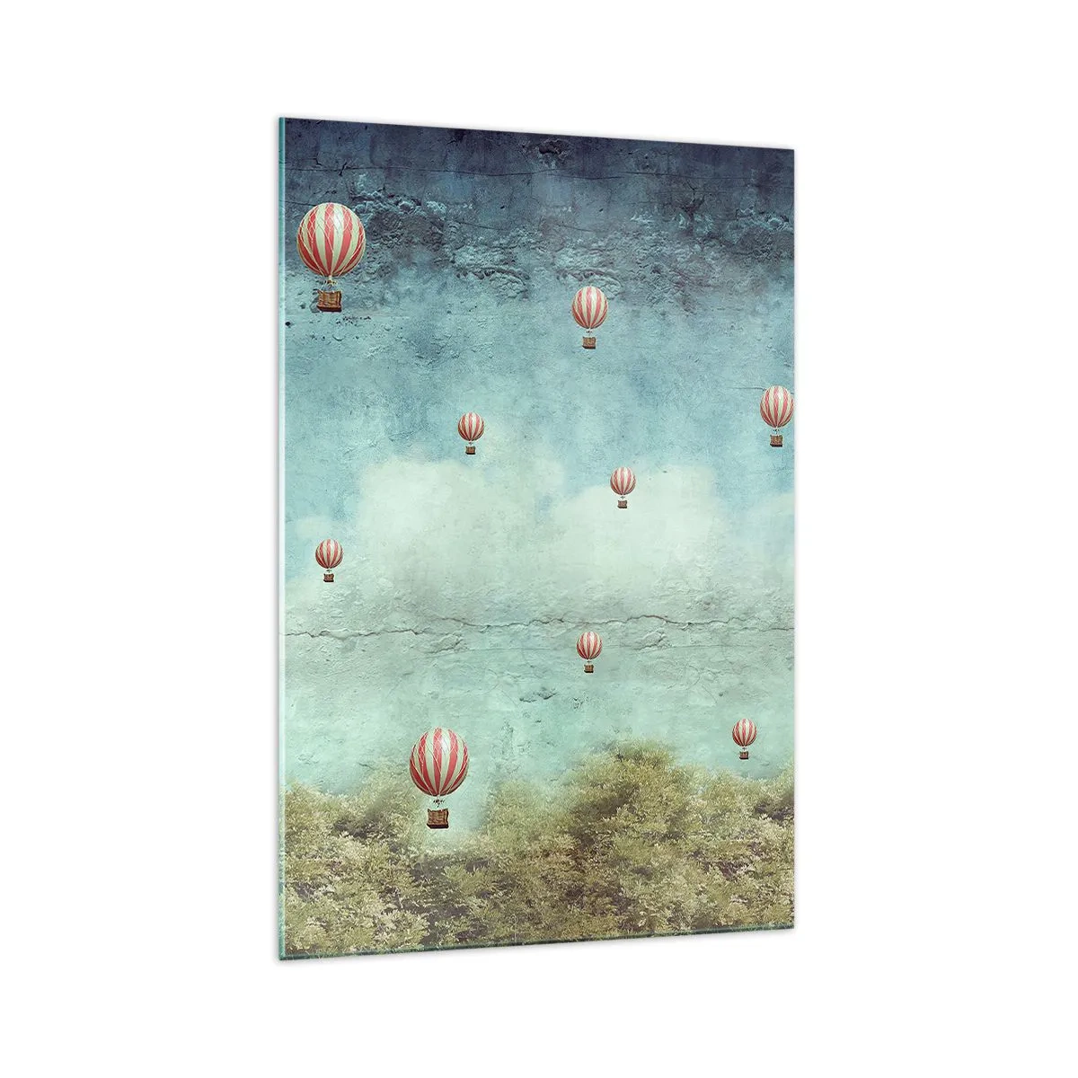Obraz na skle - Osvobozeni od shonu života - 70x100 cm