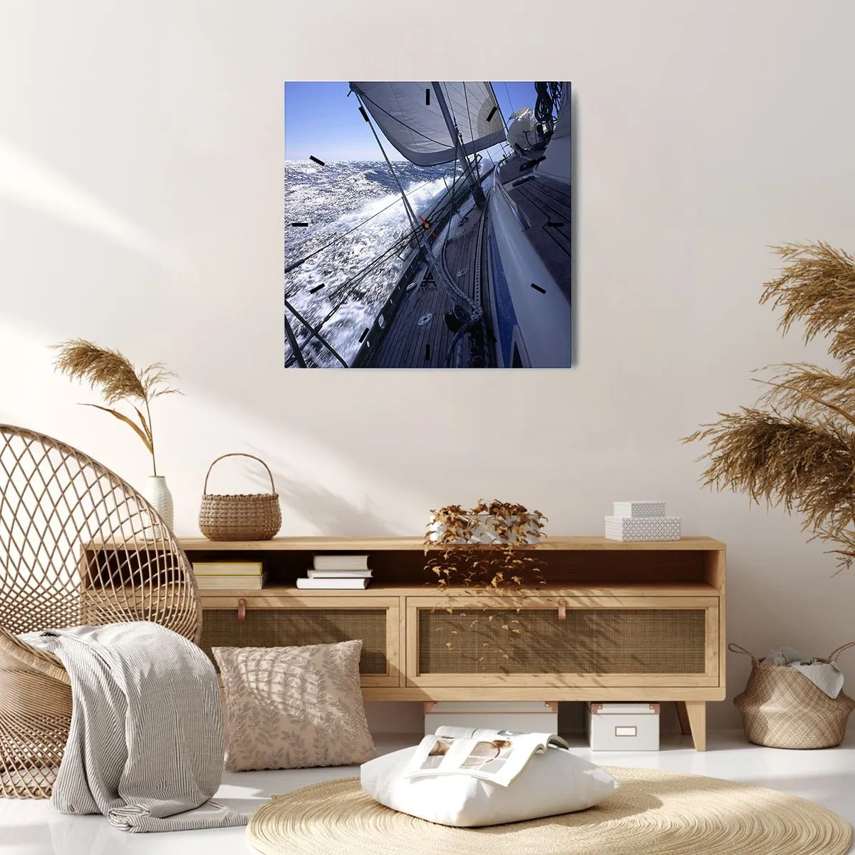 Nástěnné hodiny - Vím, co znamená být ptákem - 30x30 cm