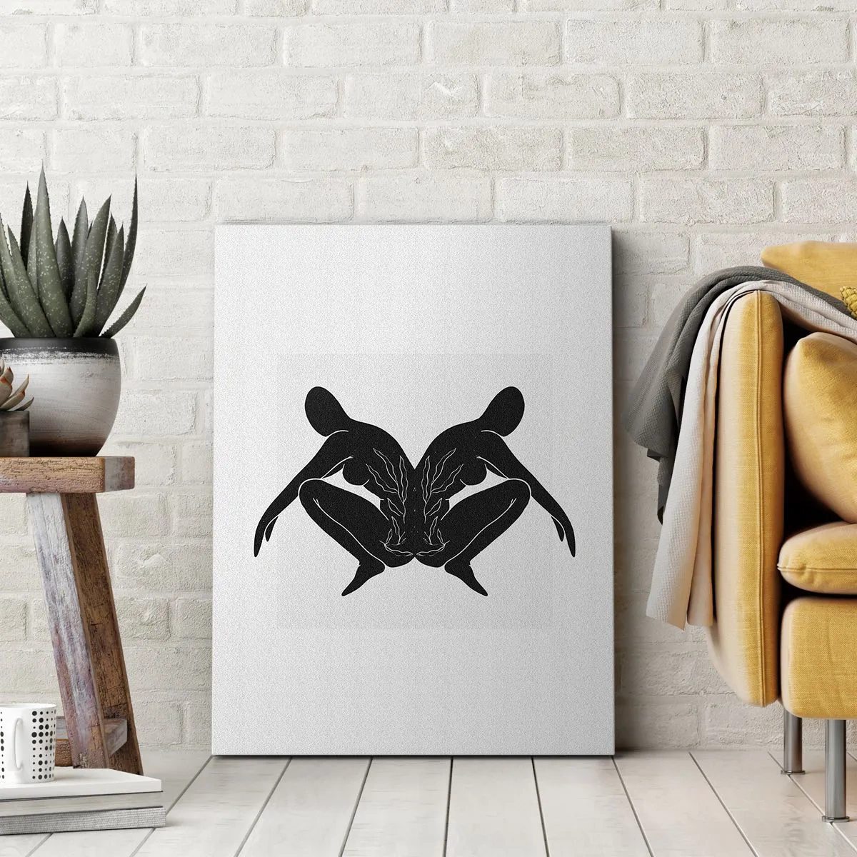 Obraz na plátně - Společná duše - 45x80 cm