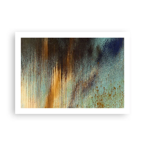 Plakát - Nenáhodná barevná kompozice - 70x50 cm