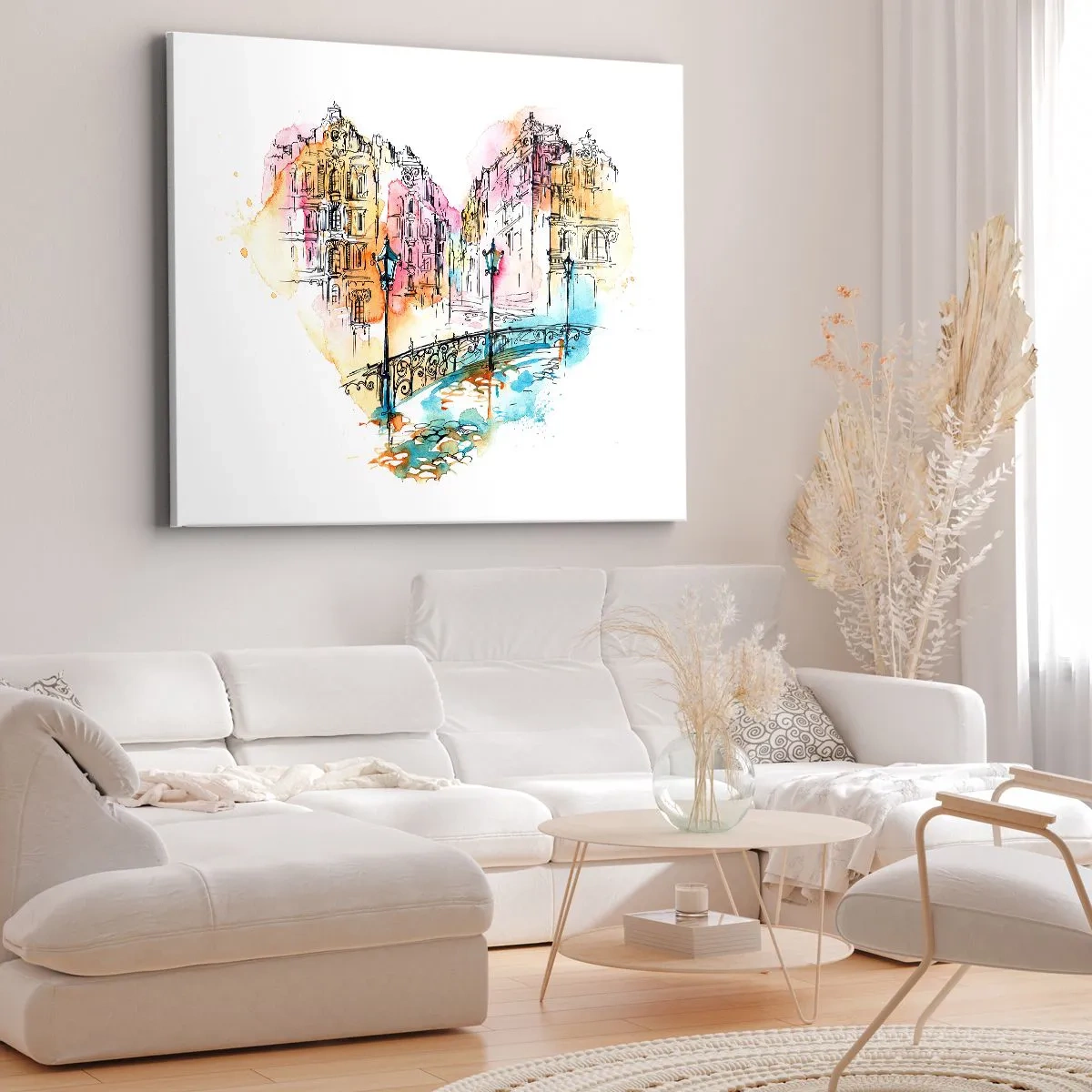 Obraz na plátně - Srdce města - 120x80 cm