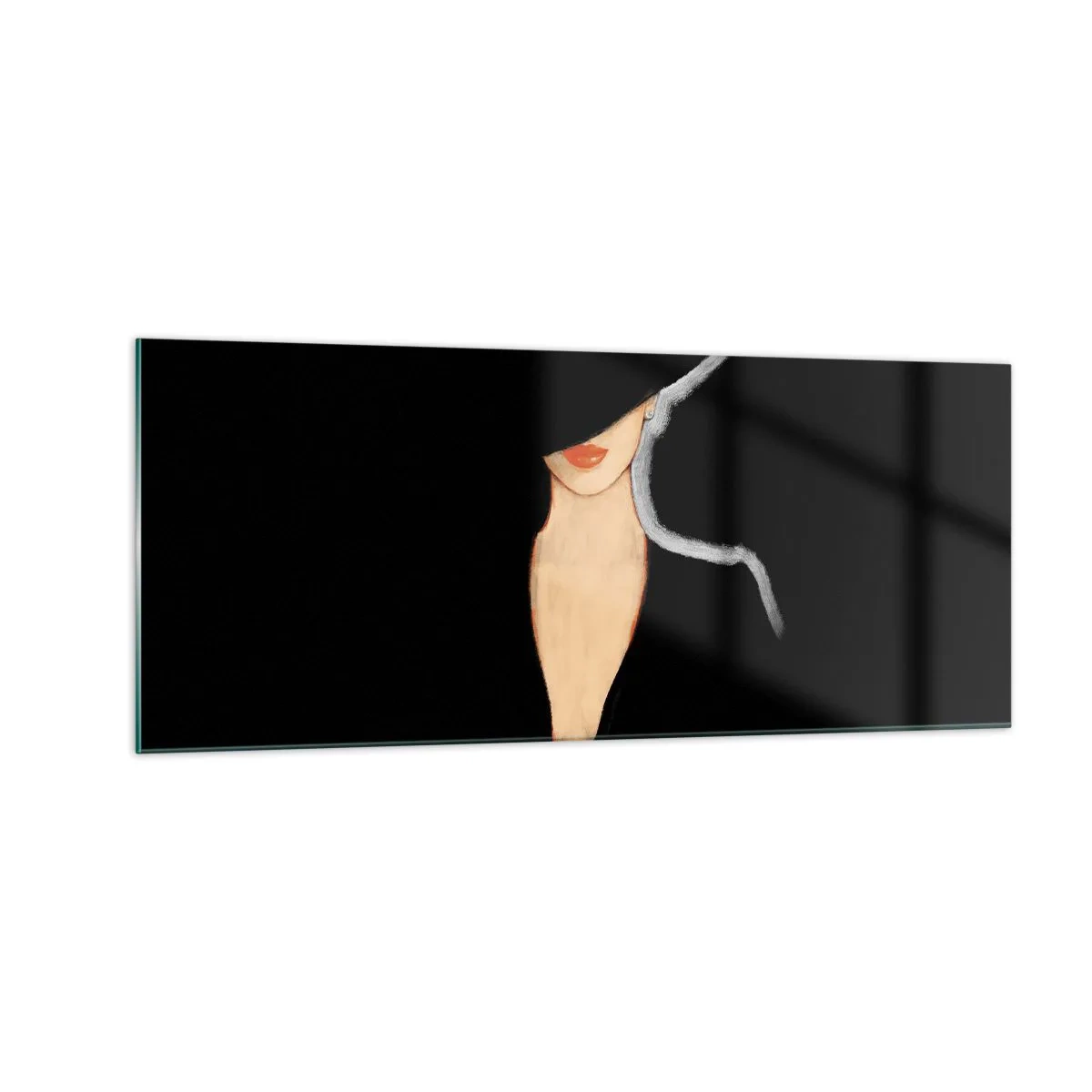 Obraz na skle - Elegance a styl - 100x40 cm