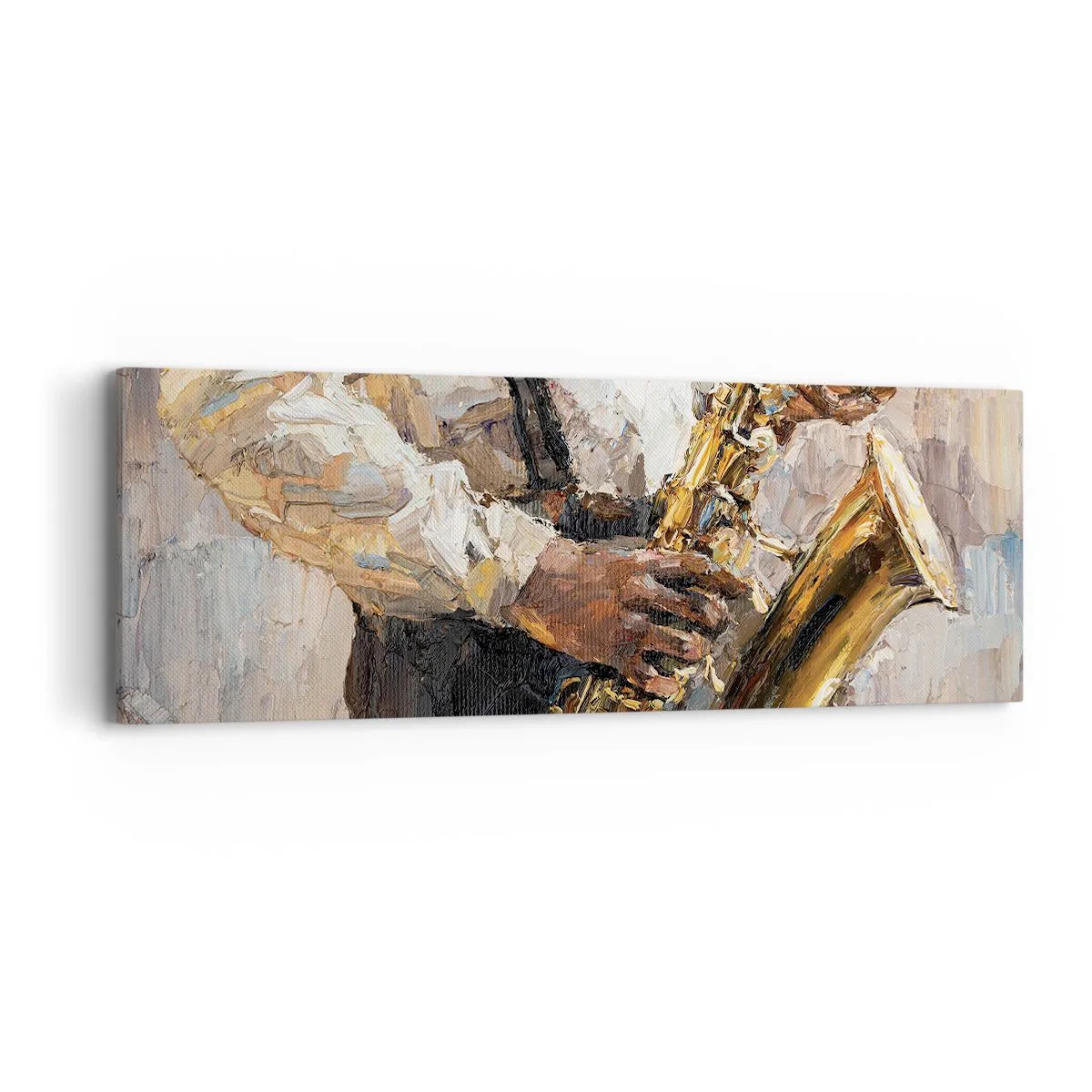 Obraz na plátně - Čas na sólovou hru - 90x30 cm