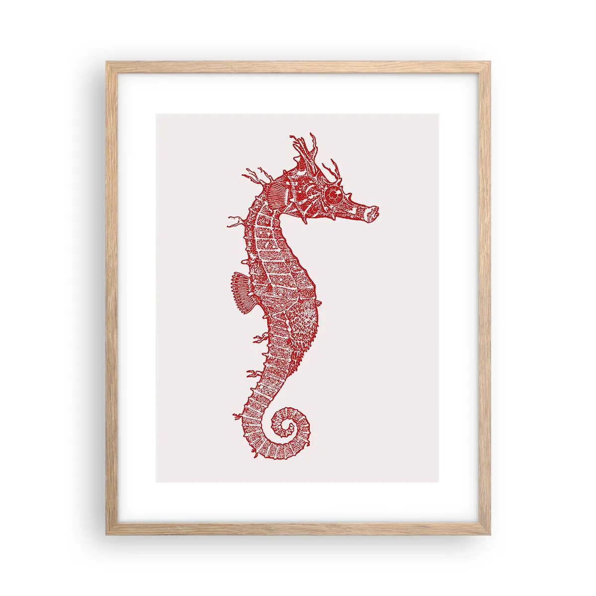 Plakát v rámu světlý dub - Dokonalá bytost - 40x50 cm