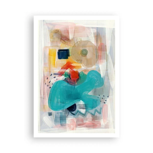 Plakát - Barevná hra - 70x100 cm