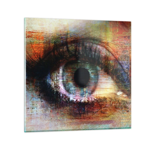 Obraz na skle - Lze se podívat do duše - 40x40 cm