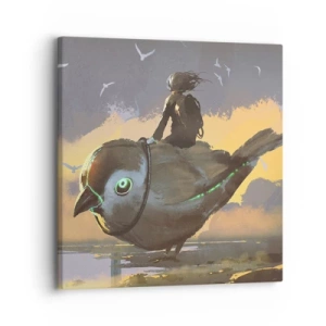 Obraz na plátně - Zastávka na fantastické cestě - 30x30 cm